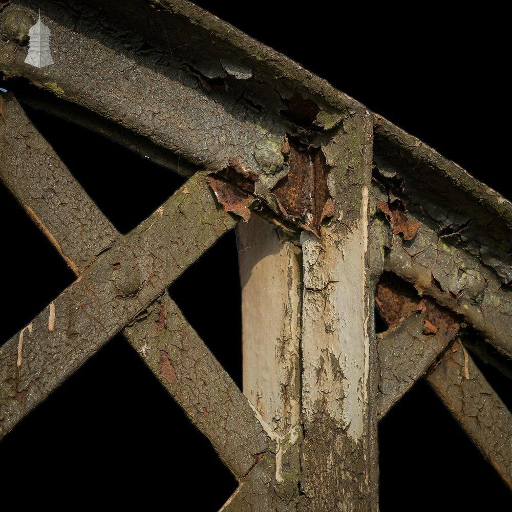 photo furniture Large 38ft Long 19th C Wrought Iron Industrial Railway Footbridge