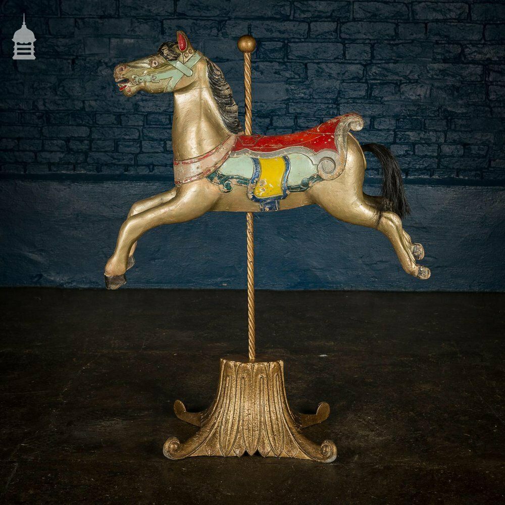 A Rare English 19th C Juvenile Carousel Galloper Horse By Anderson Of Bristol Circa 1890 No. 6