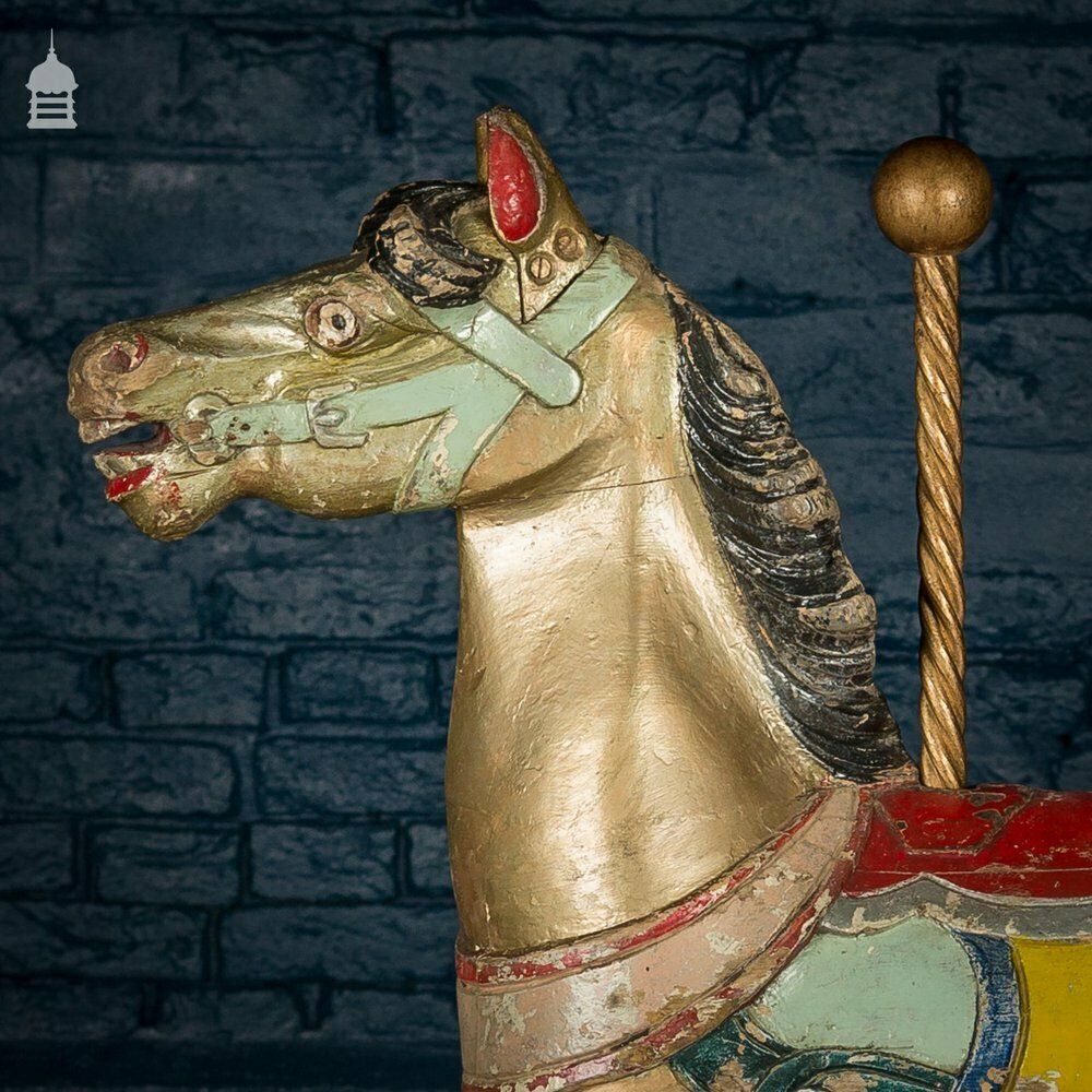 A Rare English 19th C Juvenile Carousel Galloper Horse By Anderson Of Bristol Circa 1890 No. 6 photo furniture