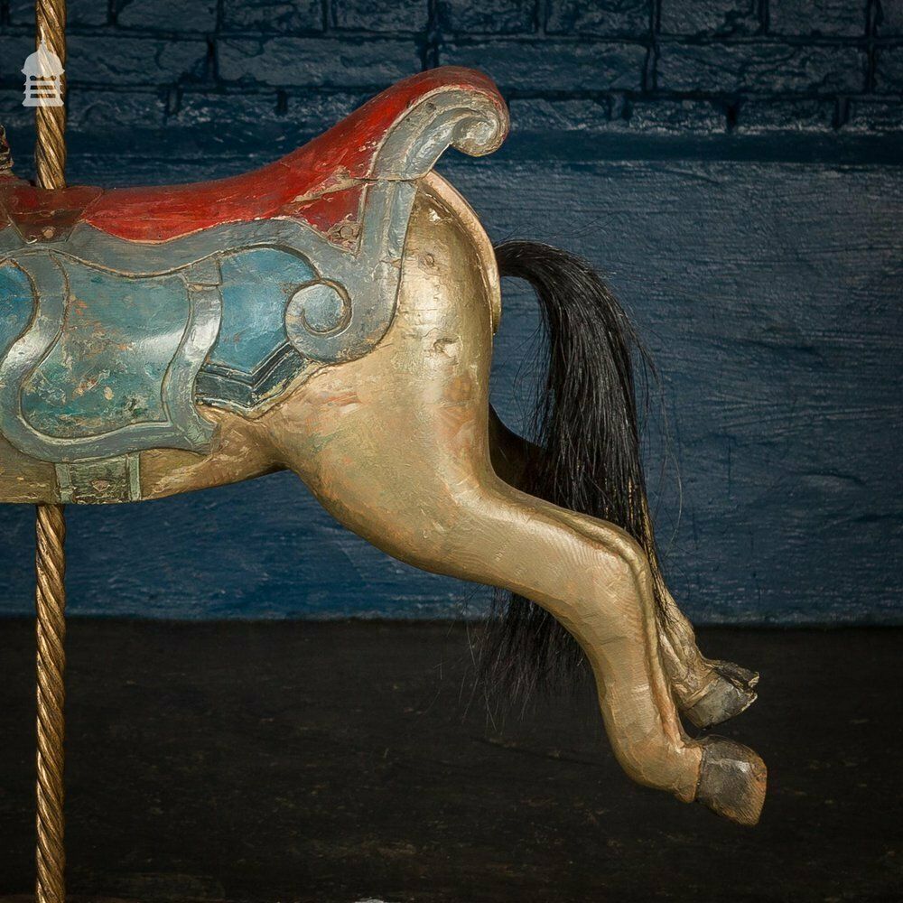 A Rare English 19th C Juvenile Carousel Galloper Horse By Anderson Of Bristol Circa 1890 No. 2 photo buy