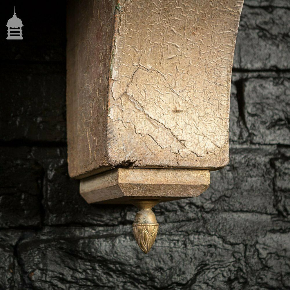 Early 19th C French Oak Chimney Hood photo vintage