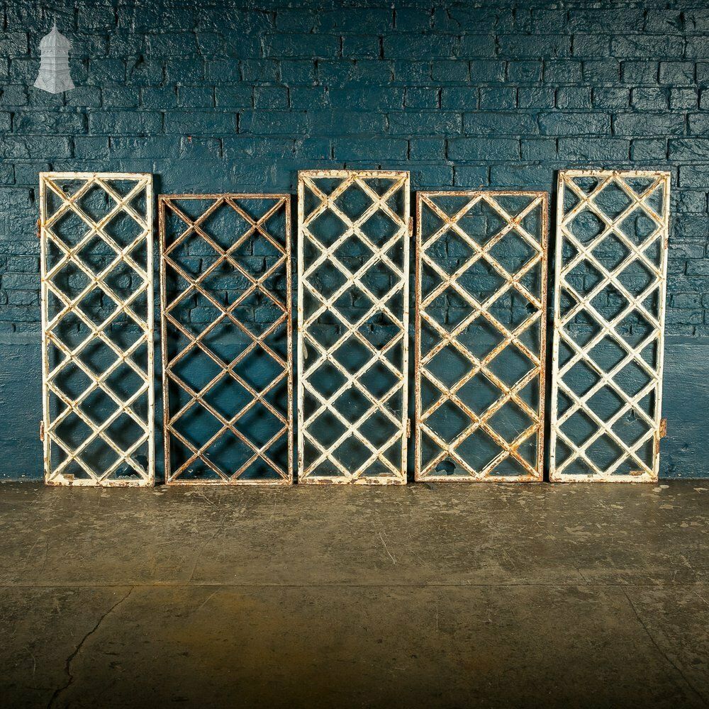 Batch Of 5 Diamond Metal Window Frames photo furniture