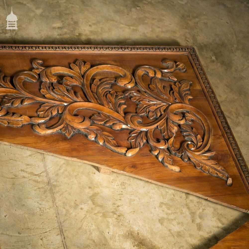 Set Of 5 Decorative 20th C Carved Wooden Panels photo Home Decor