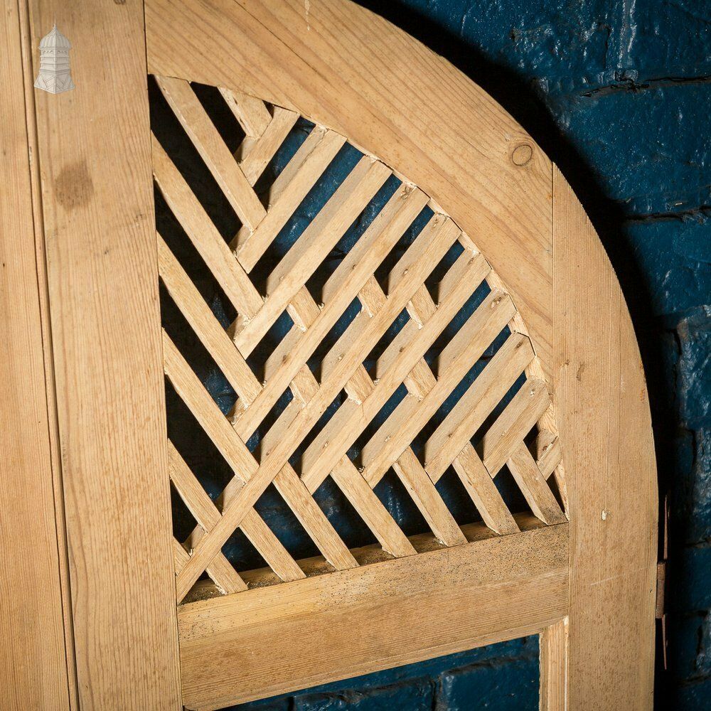 Pair Of Small Arch Top Lattice Cupboard Doors photo 300.0