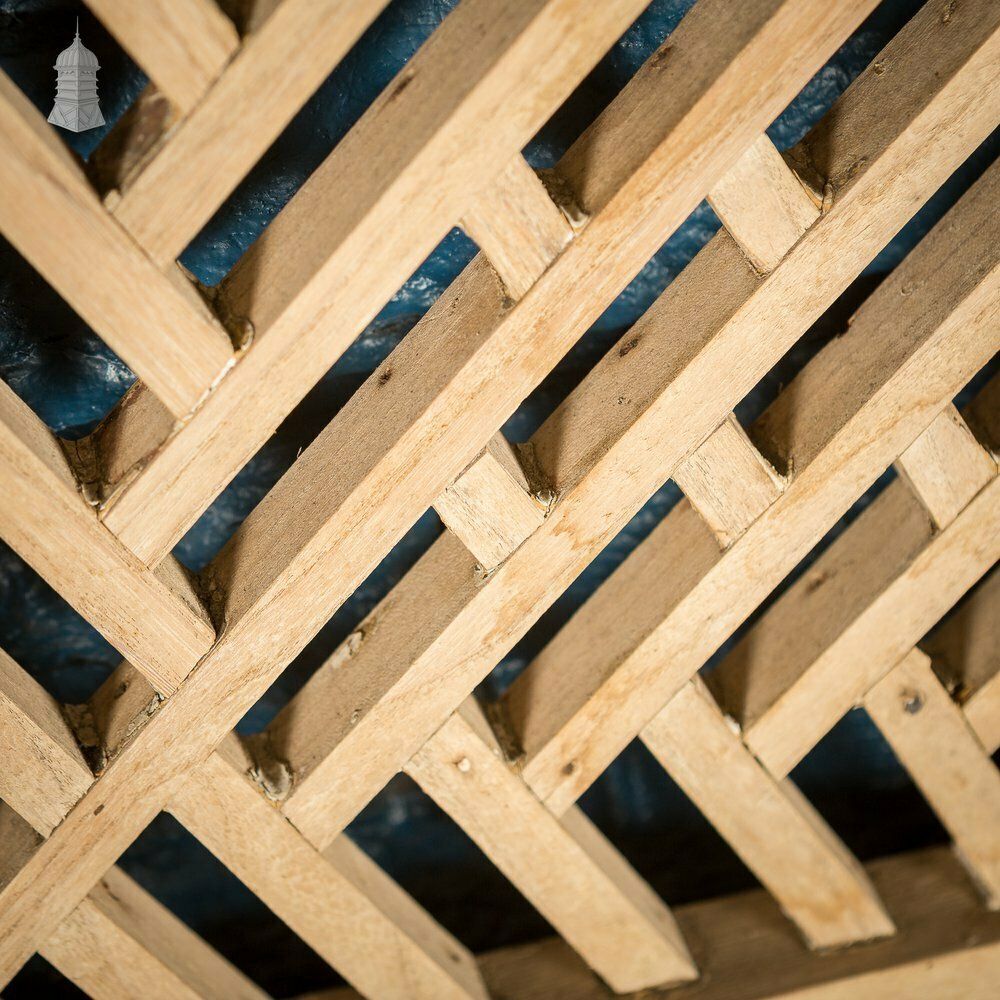 photo for sale Pair Of Small Arch Top Lattice Cupboard Doors