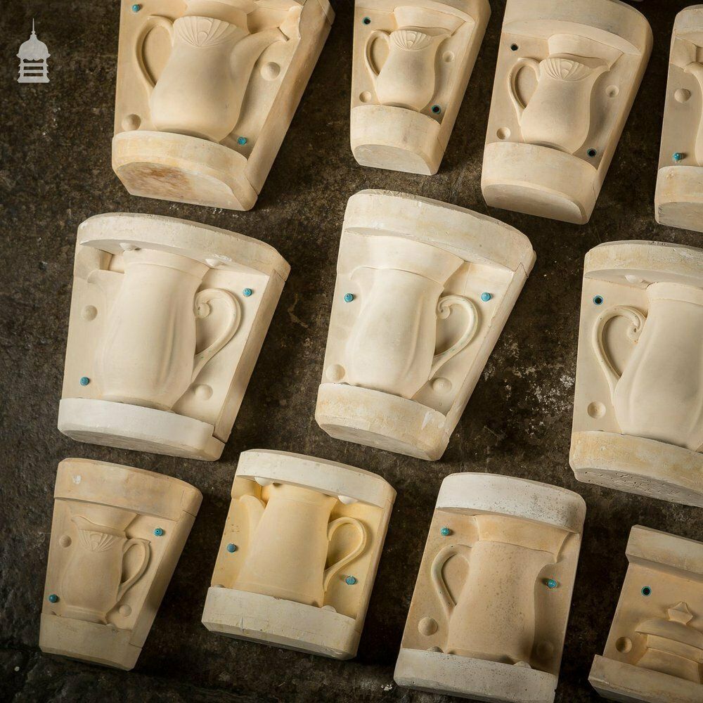 Batch Of 50 Vintage Teapot & Vase Pottery Moulds photo 1560.0