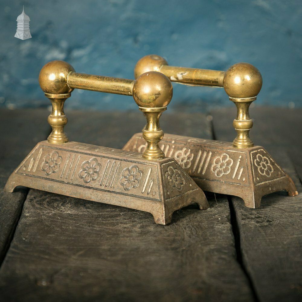 Pair Of Victorian Companion Set Rests photo for sale