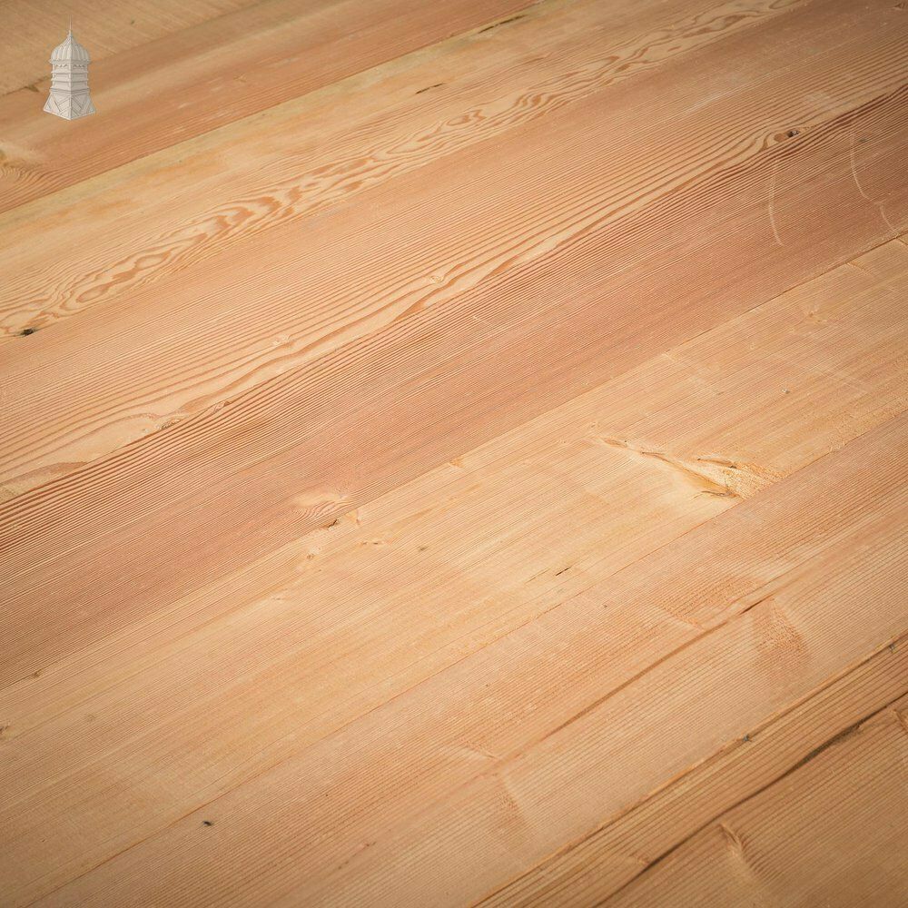 Batch Of 7.5 Square Metres Of 8 Inch Wide Resawn Columbian Pine Floorboards photo furniture