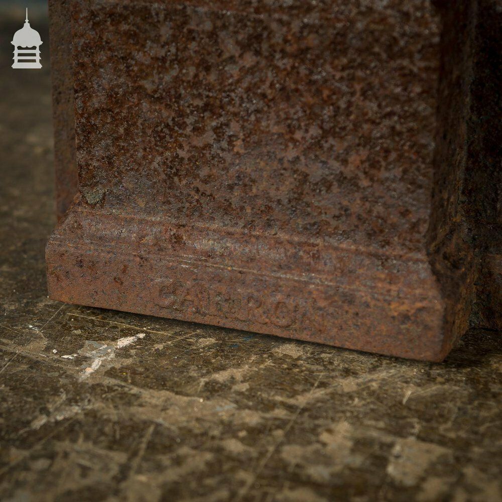 19th C Carron Company Cast Iron Fireplace Insert