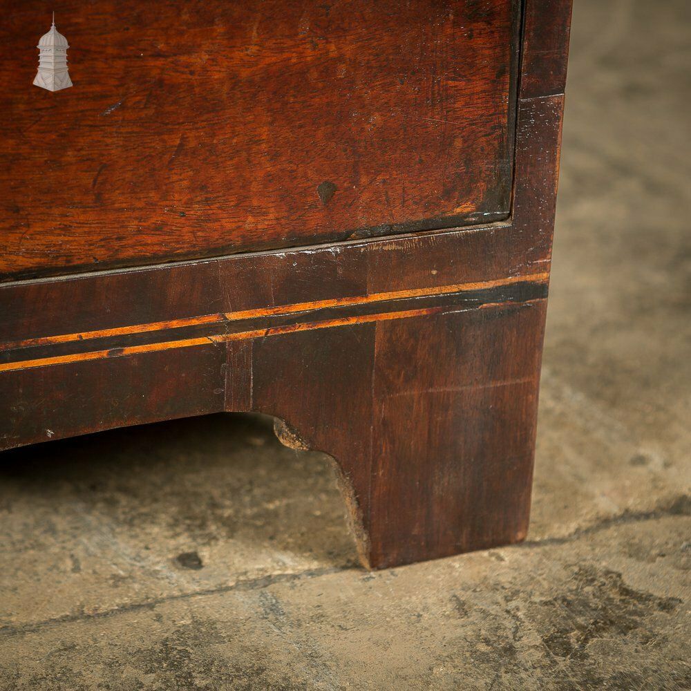 Furniture Circa 1740 Mahogany Travelling Chest With Nelson Commemorative Handles photo