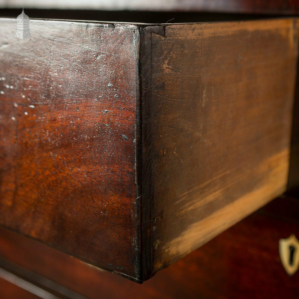 photo buy Circa 1740 Mahogany Travelling Chest With Nelson Commemorative Handles