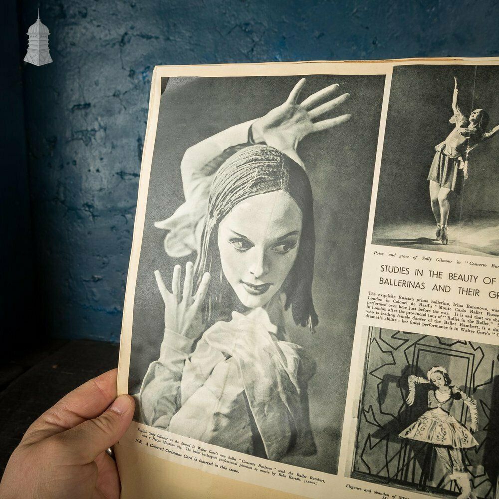 450.0 Ipswich Museum Portrait Book Containing 1940’s Newspaper Clippings And Ballet Programmes From Theatre Royal Norwich photo
