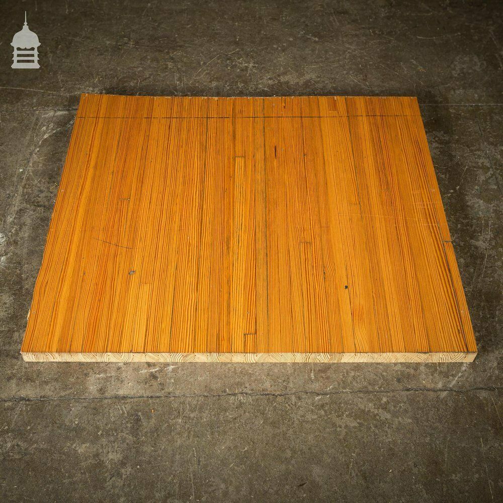 Reclaimed Pitch Pine Bowling Alley Section