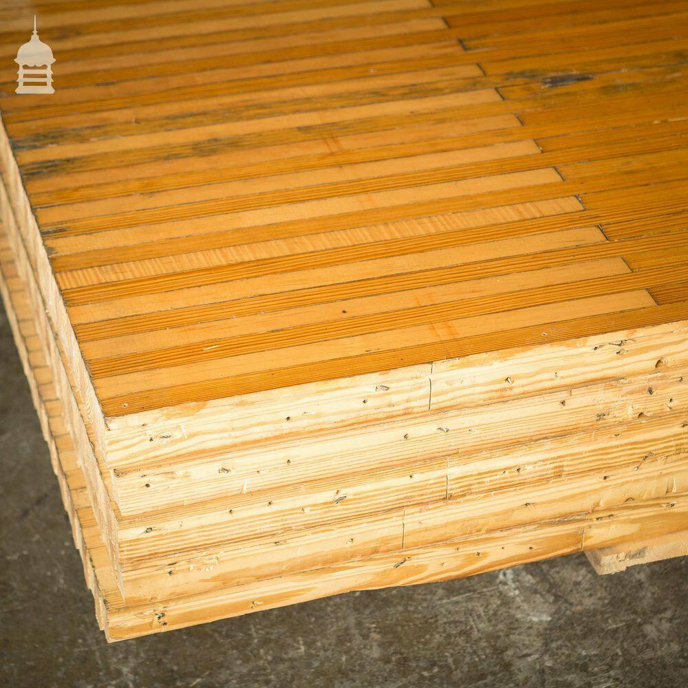 2 Metre Length Of Reclaimed Pitch Pine Bowling Alley Section photo Home Fixtures