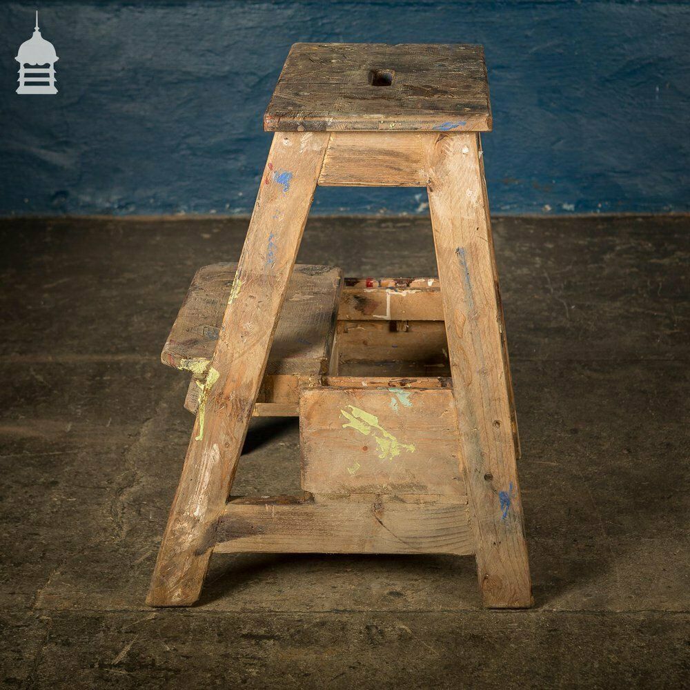 Workshop Steps Made From Reclaimed Materials photo vintage