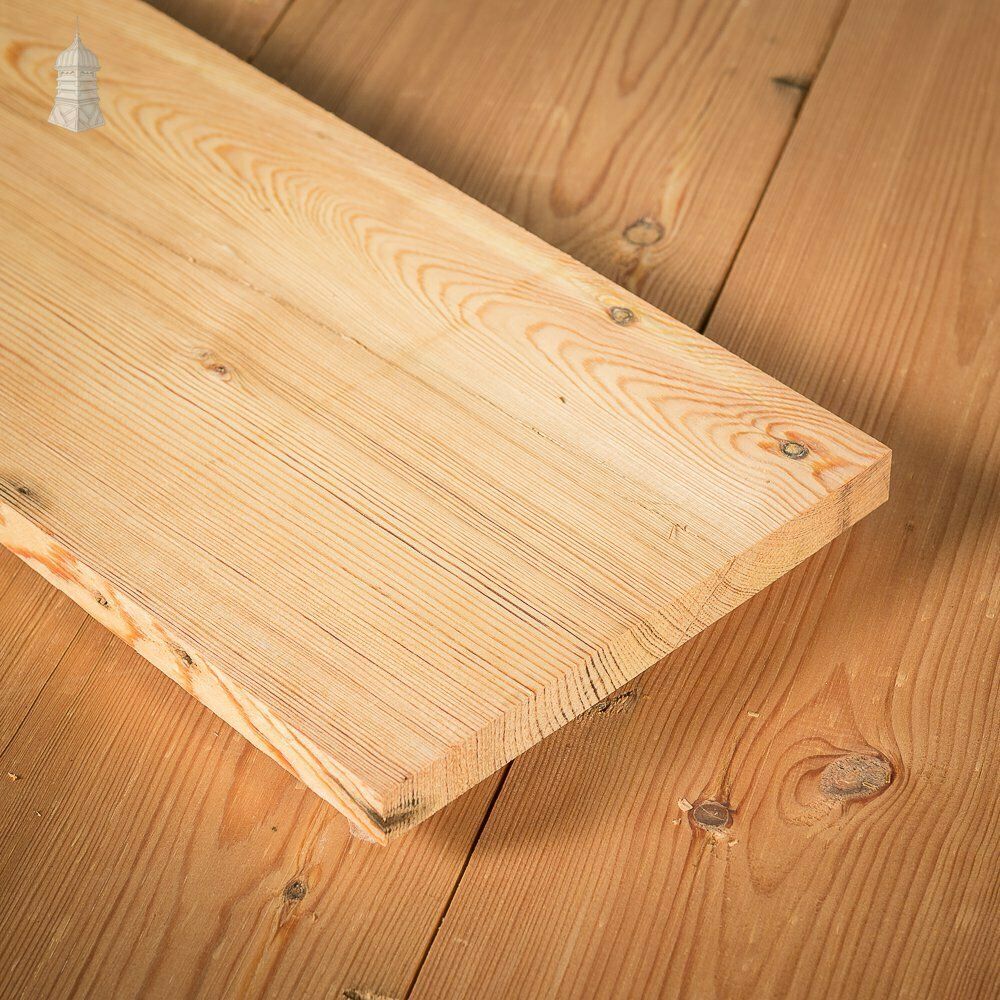 Batch Of 26 Square Metres Of 8" Inch Wide Pine Floorboards Cut From Floor Joists Salvaged From Norwich Castle photo for sale