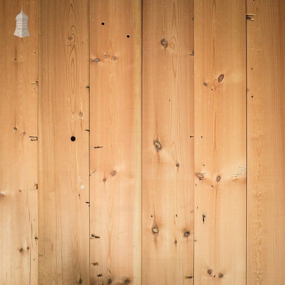 Batch Of 26 Square Metres Of 8" Inch Wide Pine Floorboards Cut From Floor Joists Salvaged From Norwich Castle photo buy
