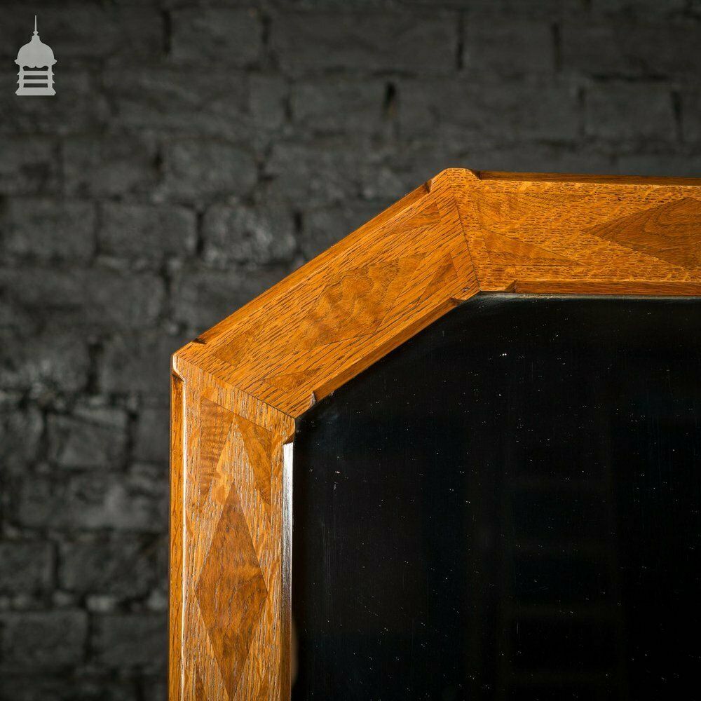 photo furniture Arts And Crafts Oak With Inlaid Teak Pedestal Sideboard With Mirror From Norwich Cathedral