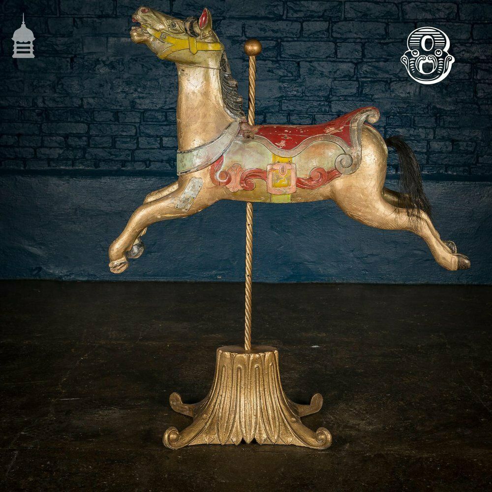 photo furniture A Rare English 19th C Juvenile Carousel Galloper Horse By Anderson Of Bristol Circa 1890 No. 8
