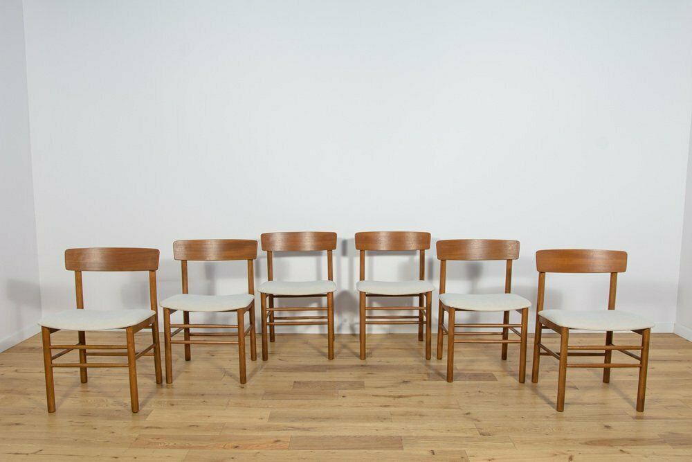 J39 Folkchairs Chairs By Børge Mogensen For Farstrup, 1950s, Set Of 6 photo furniture