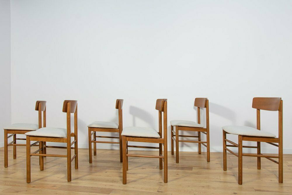 J39 Folkchairs Chairs By Børge Mogensen For Farstrup, 1950s, Set Of 6 photo vinterior