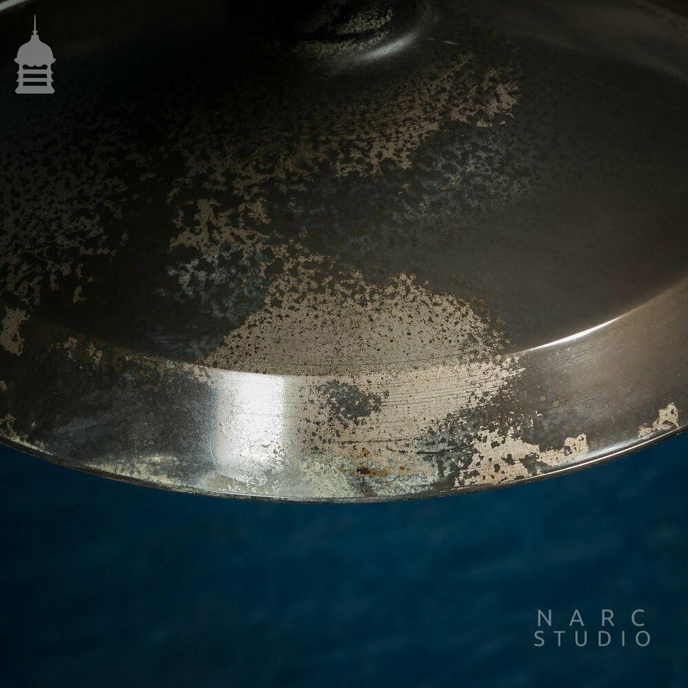 photo buy Batch Of 5 Narc Studio Stripped Industrial Metal Light Shades
