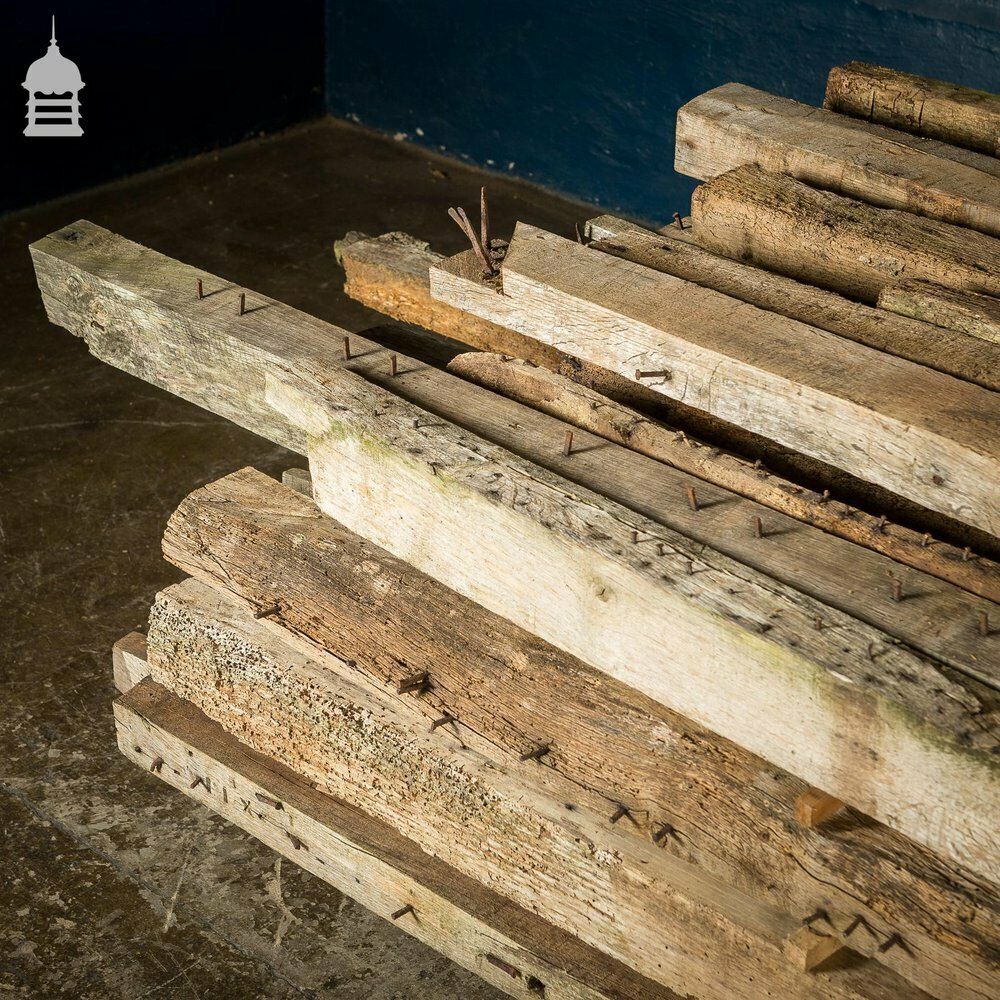 Batch Of Original 17th C Oak Ceiling Joists photo for sale