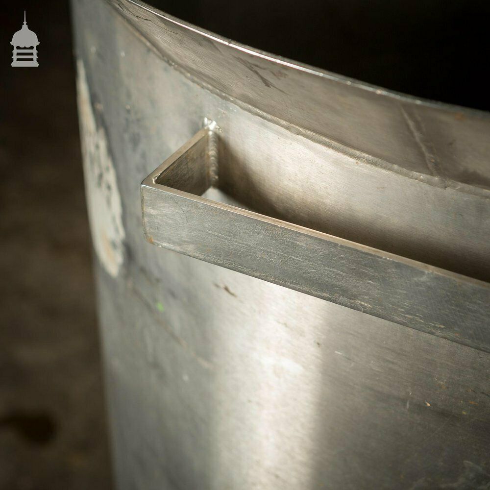 Huge Stainless Steel Industrial Wheeled Pot photo vintage
