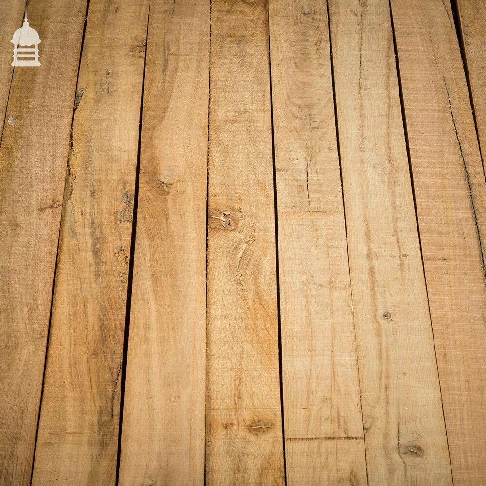 Batch Of 3 Square Metres Of Seasoned Sawn Finish Short Narrow Oak photo 300.0