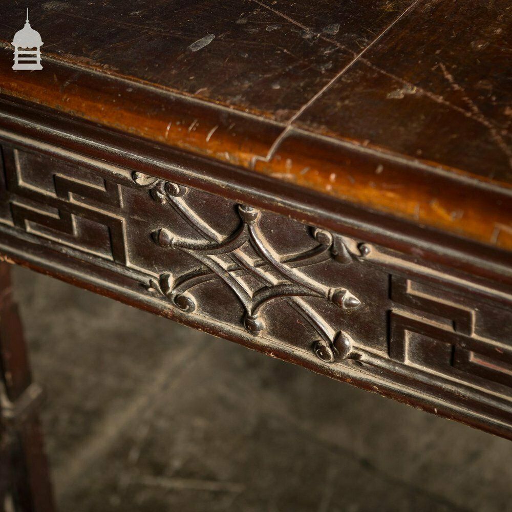 photo buy Circa 1900 Chippendale Revival Hardwood Sideboard Table From The Baroda Residency In India