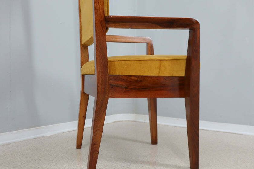 Mid Century High Back Chair Italy 1950s photo buy