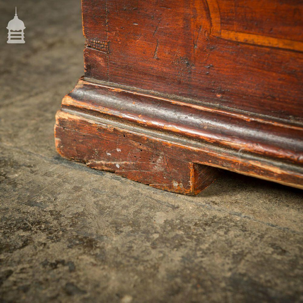 Stunning Georgian Painted Blanket Box Chest Trunk With Hidden Internal Compartment photo furniture