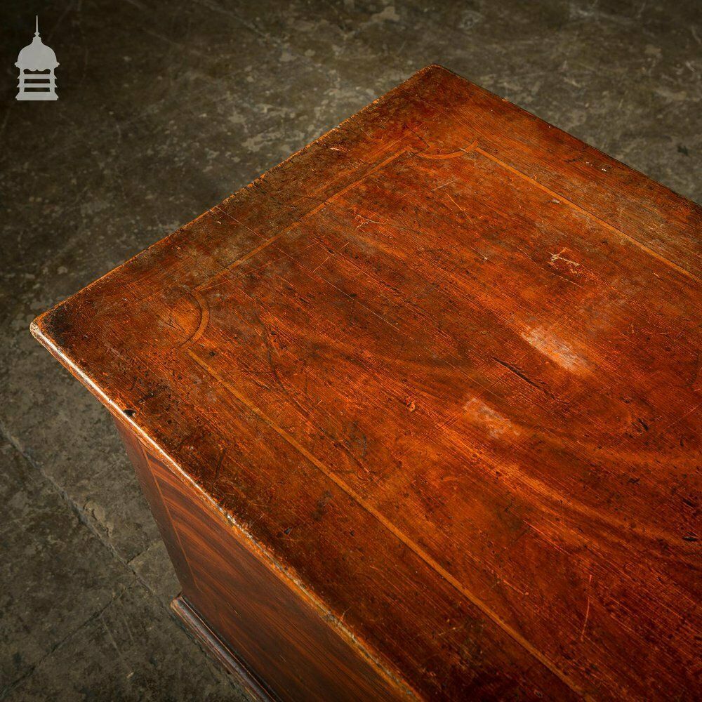 photo for sale Stunning Georgian Painted Blanket Box Chest Trunk With Hidden Internal Compartment