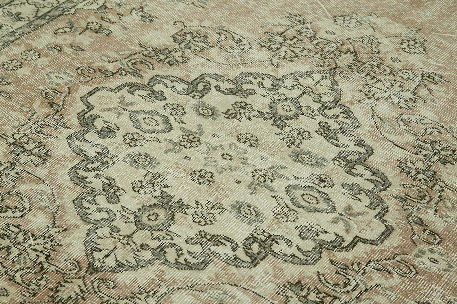 5x8 Beige Turkish Vintage Area Rug   41834 photo 640.0