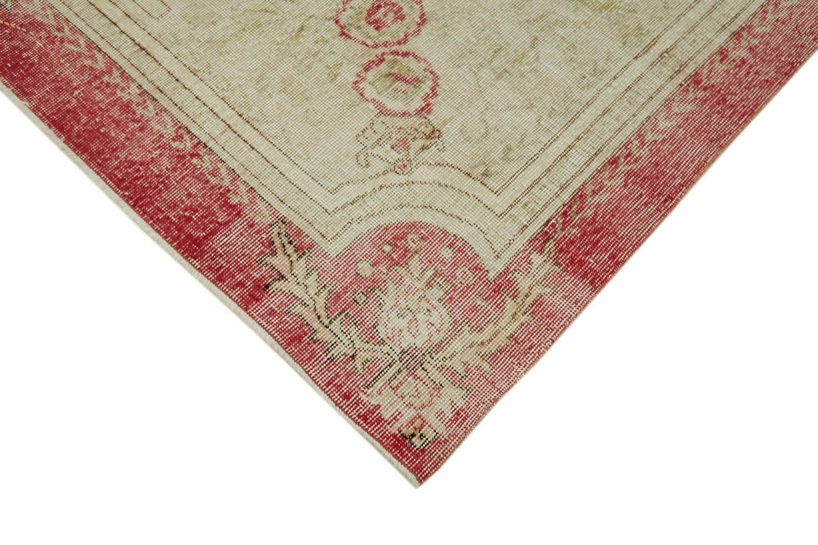7x11 Beige Turkish Vintage Area Rug   43158 photo Textiles