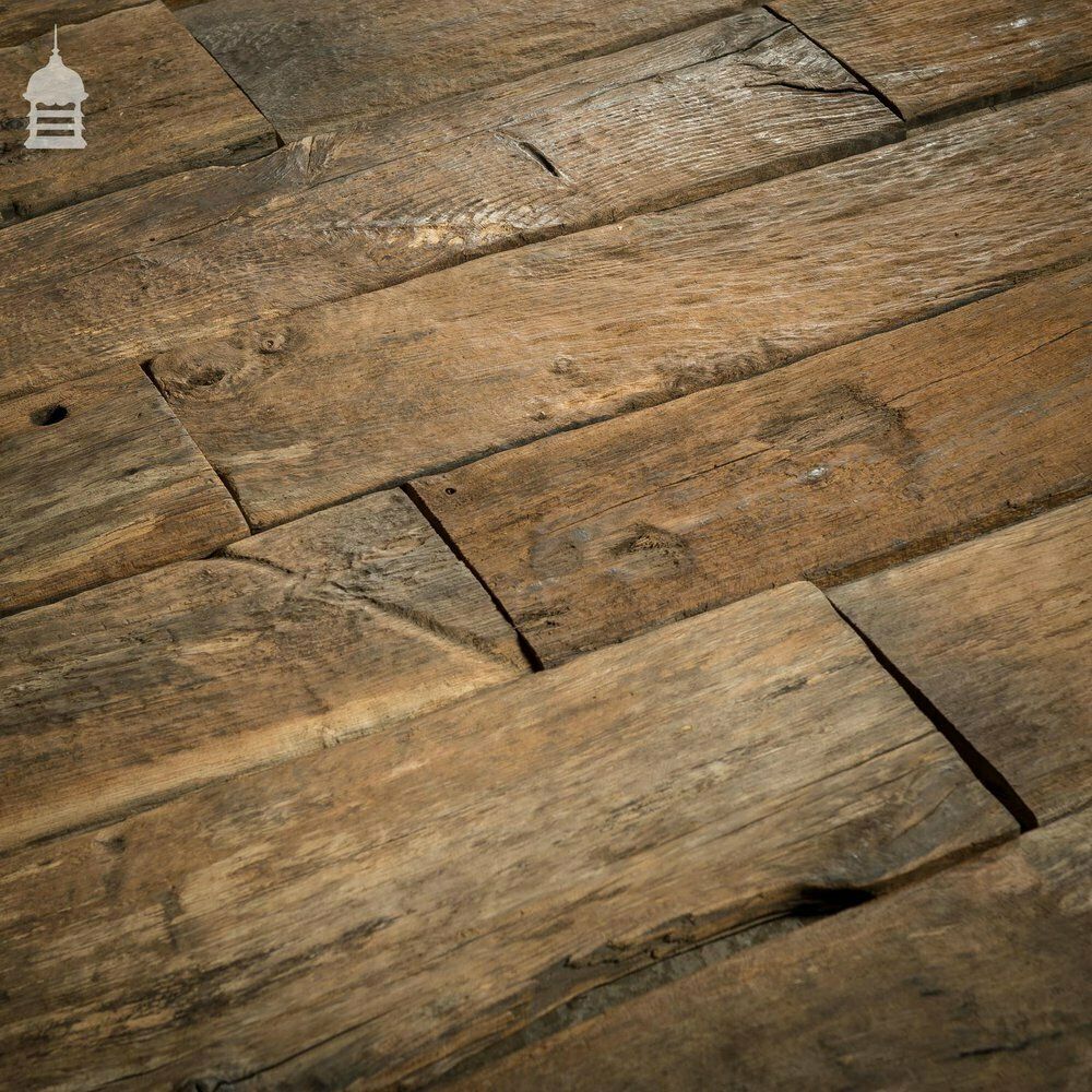 Batch Of Short Length Norfolk Broads Black Bog Oak Floor Board Wall Cladding 8.5 Square Metres photo buy