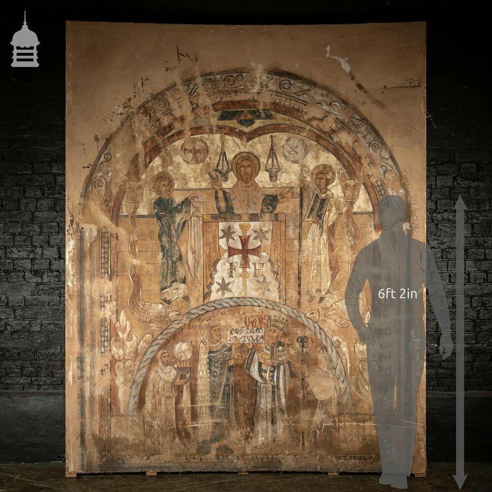 Large 10ft X 8ft Hand Painted Assassin's Creed Movie Set Background Sc1 photo furniture