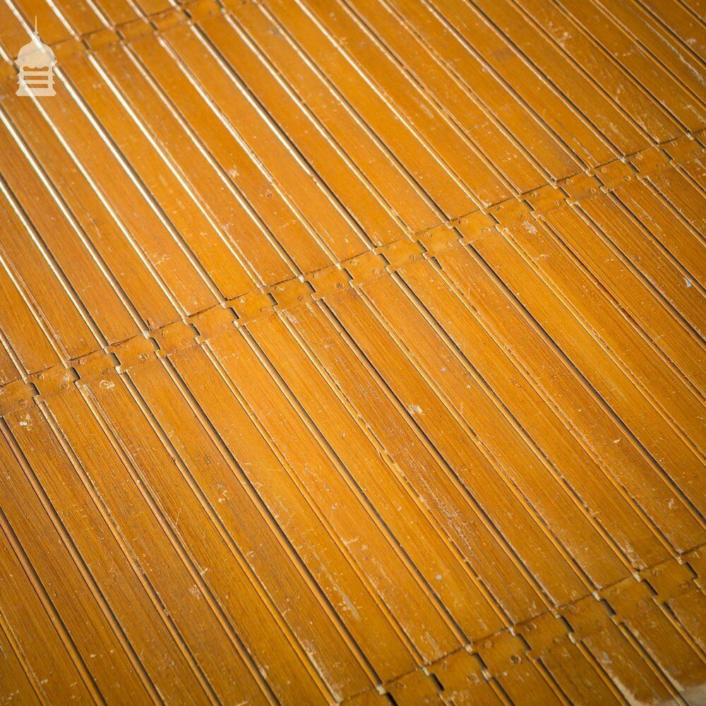 Home Decor 19th C Pitch Pine Roller Shutter With Grained Finish By Haskins Of London photo