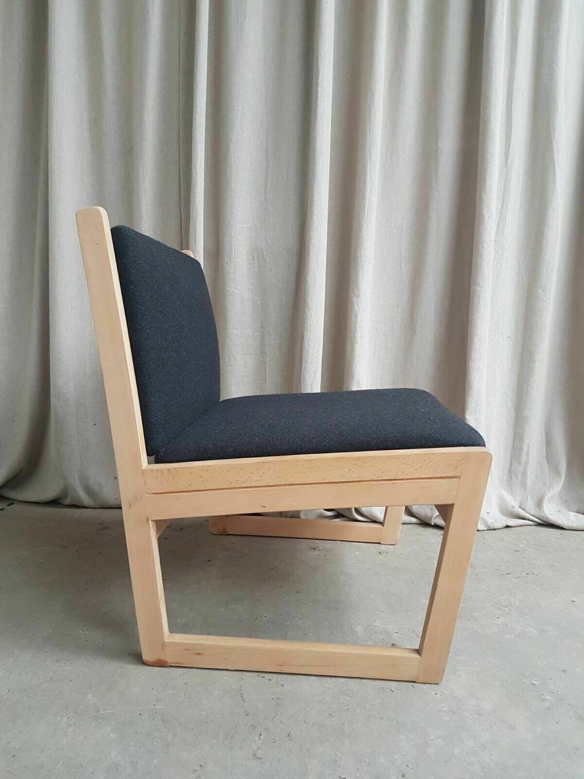 Vtg Mid Century Danish Wool Scandi Chair By Kvetny & Sønners Stolefabrik #398 photo buy