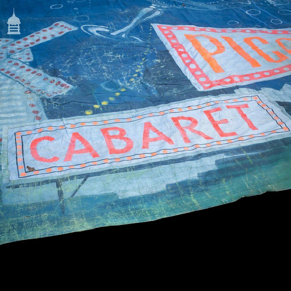 Art Theatre Uv Backdrop Cloth Circa 1960 Moulin Rouge photo
