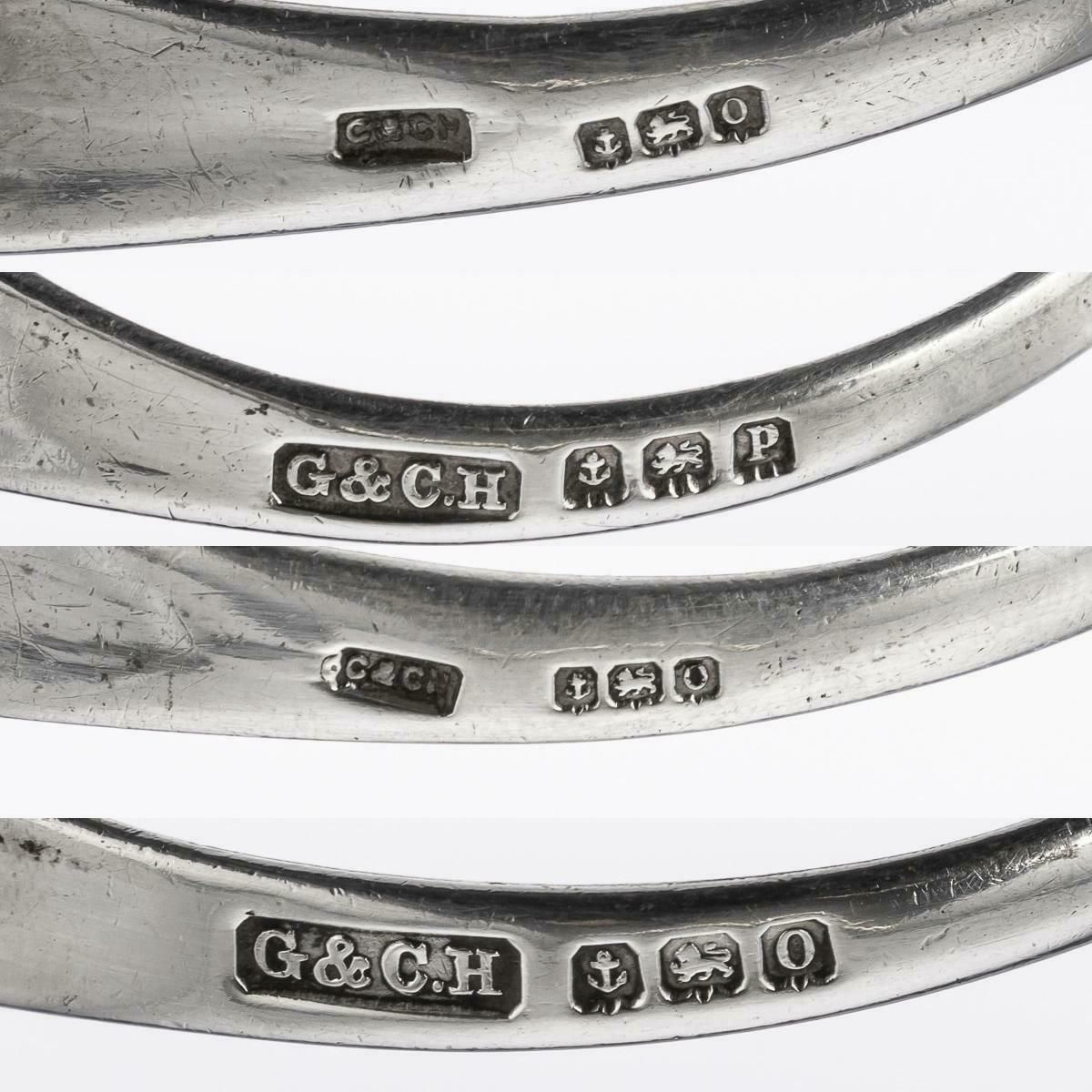 photo for sale 20th Century British Solid Silver 'Lucky Animals' Napkin Rings, Asprey, C.1913
