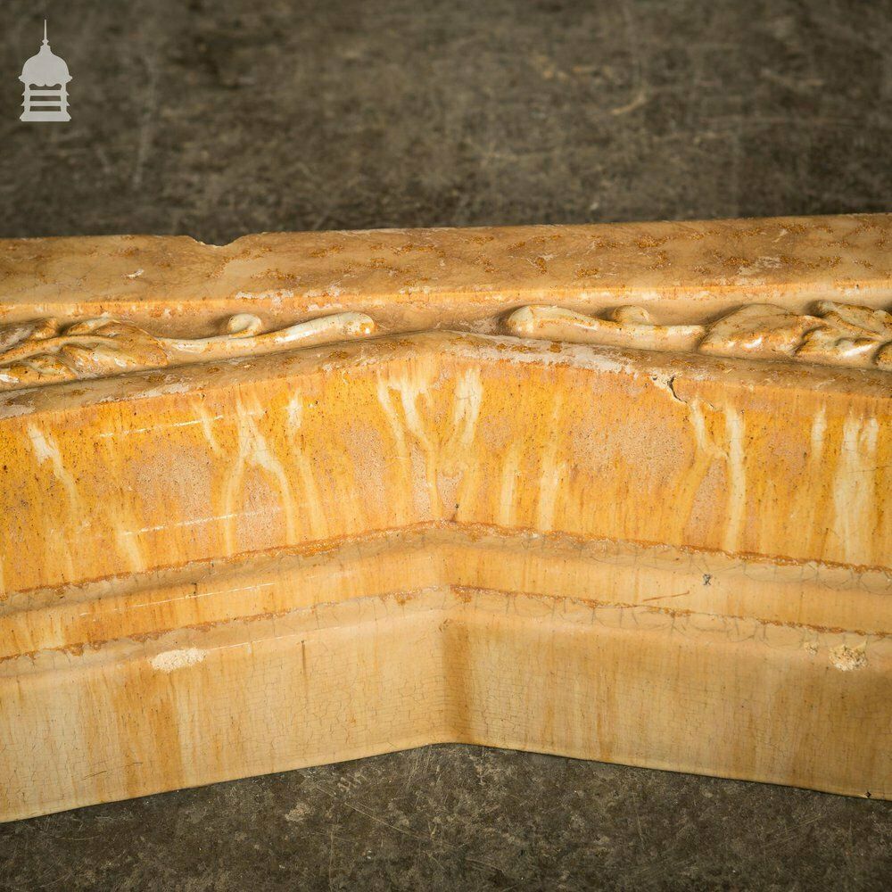Reclaimed Decorative Arched Ceramic Fireplace Doorway Top photo vinterior