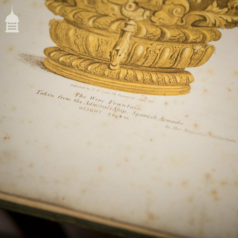 photo vintage Rare Original Charles James Richardson Volume Of Studies From Old English Mansions 1841