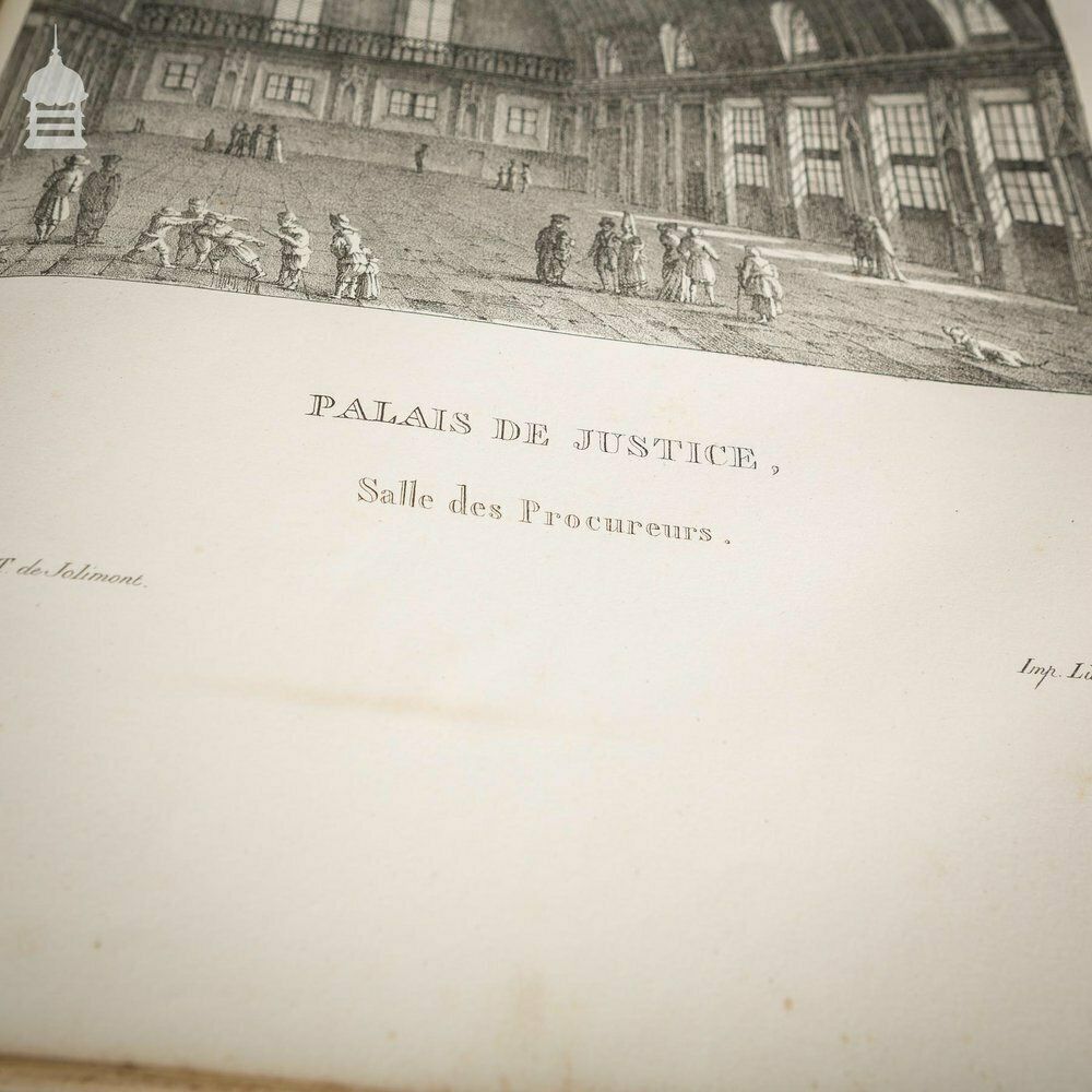photo vintage Rare Original Par F.T. De Jolimont Book Of 'Most Remarkable Monuments Of The City Of Rouen' 1823