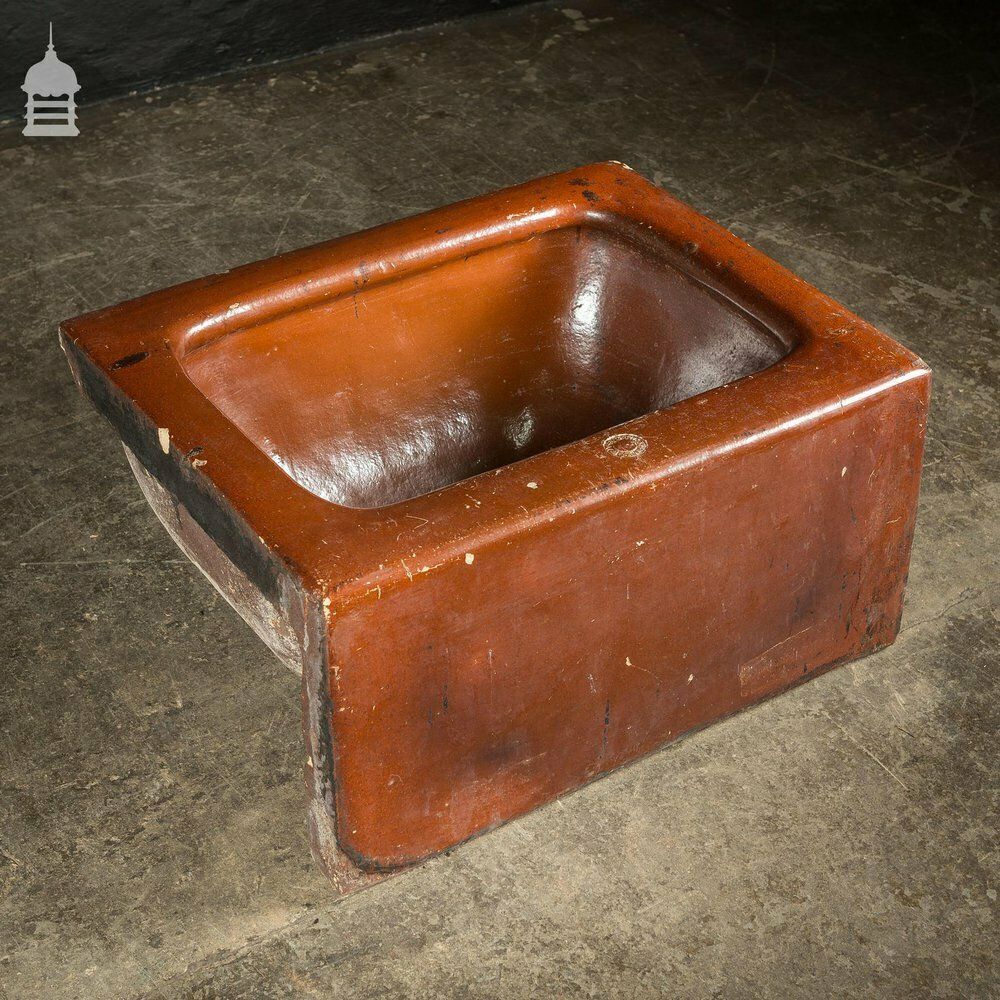 photo furniture Large Victorian Salt Glaze Orange Peel Ceramic Trough Sink By Oats & Green Ltd Halifax