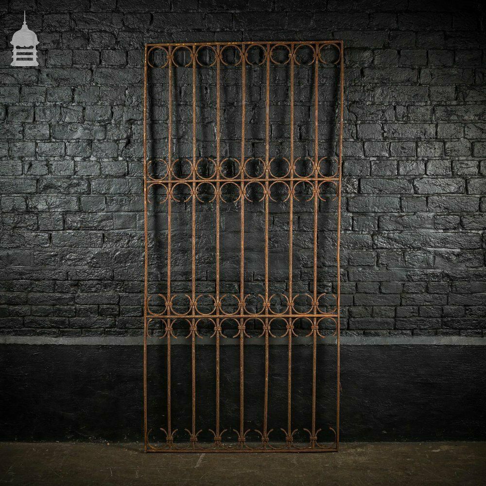 Simple 19th C Wrought Iron Railing Panel photo 480.0