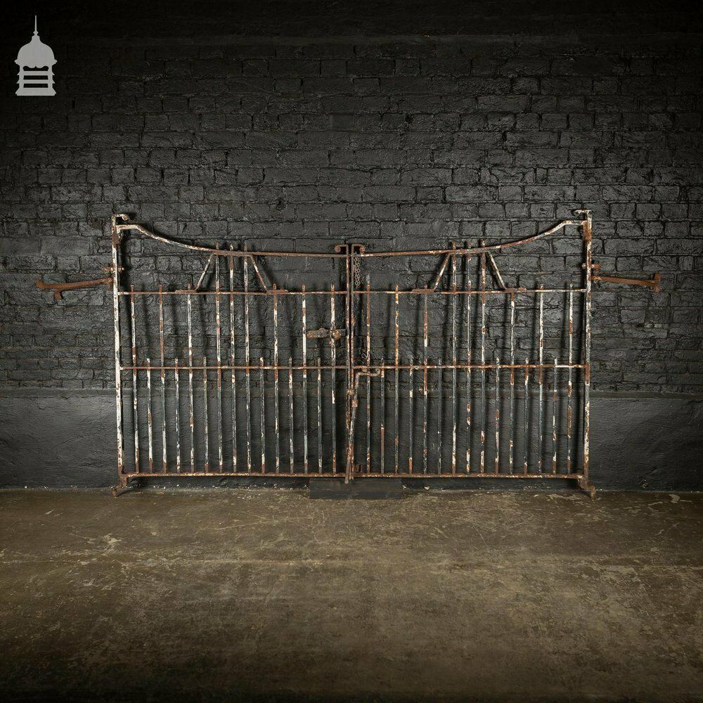 Stunning Pair Of 19th C Wrought Iron Driveway Gates photo 1800.0