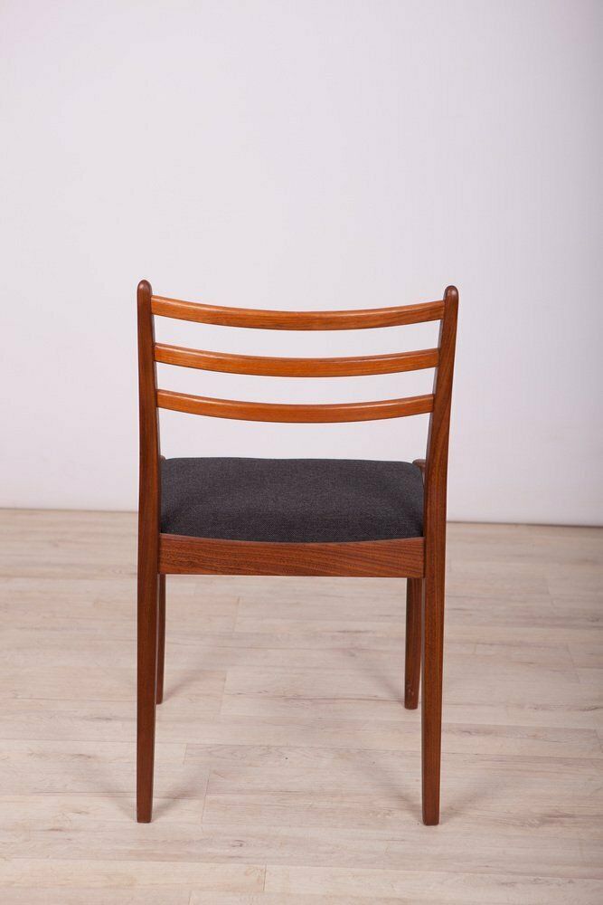 Fabric And Teak Dining Chairs By Victor Wilkins For G Plan, 1960s, Set Of 4 photo 1040.0