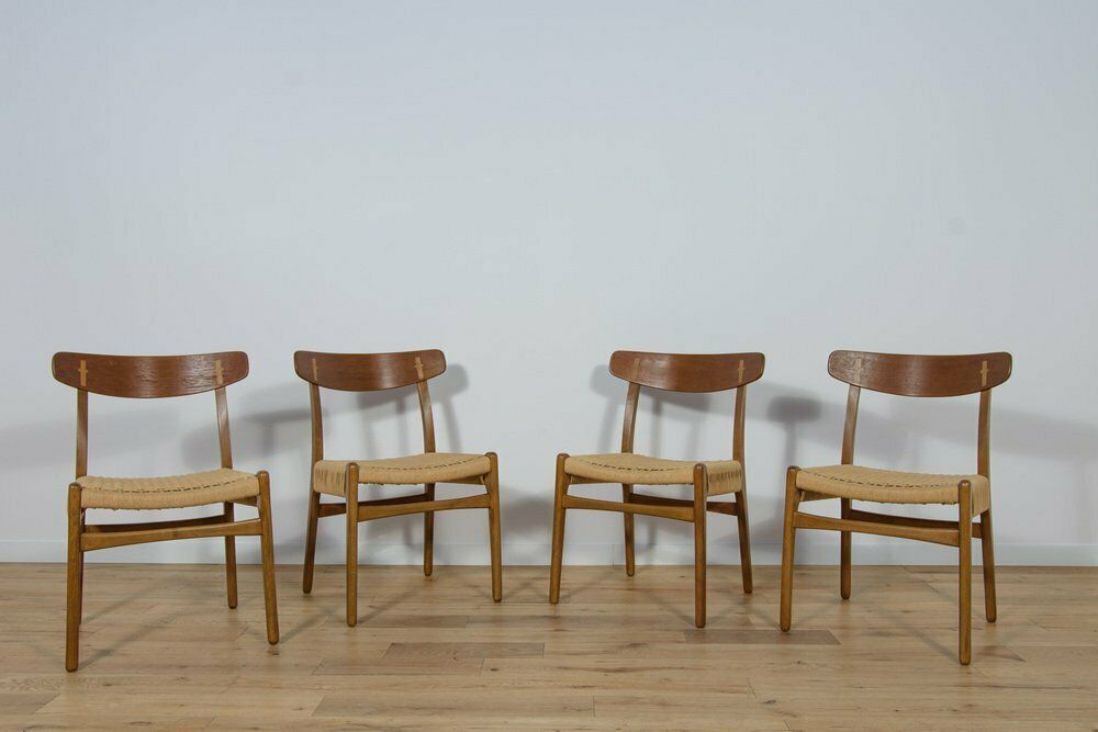 Mid Century Dining Chairs Ch23 By Hans J. Wegner For Carl Hansen & Son, 1960s, Set Of 4 photo for sale