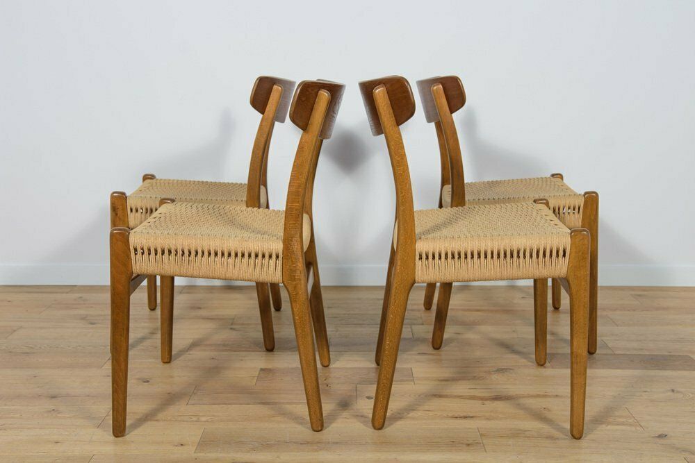 Mid Century Dining Chairs Ch23 By Hans J. Wegner For Carl Hansen & Son, 1960s, Set Of 4 photo buy